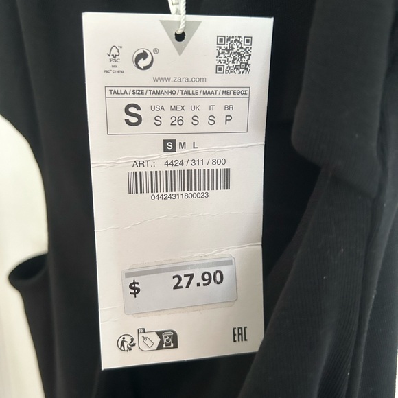 Zara mini dress with asymmetric cutout - Picture 3 of 5